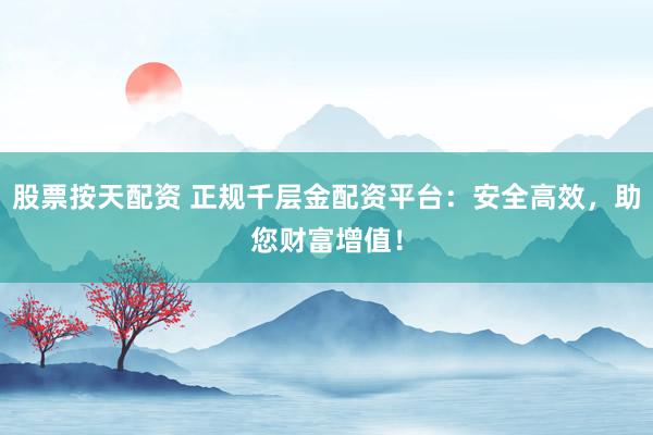股票按天配资 正规千层金配资平台：安全高效，助您财富增值！