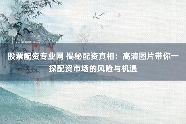 股票配资专业网 揭秘配资真相：高清图片带你一探配资市场的风险与机遇